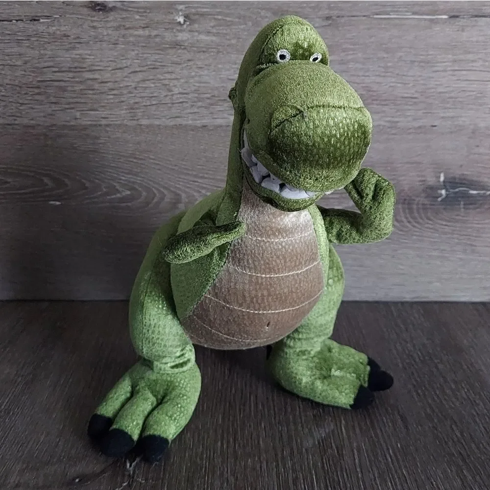 Disney Parks Pixar Toy Story 3 12” Rex The Dinosaur Plush Soft Toy